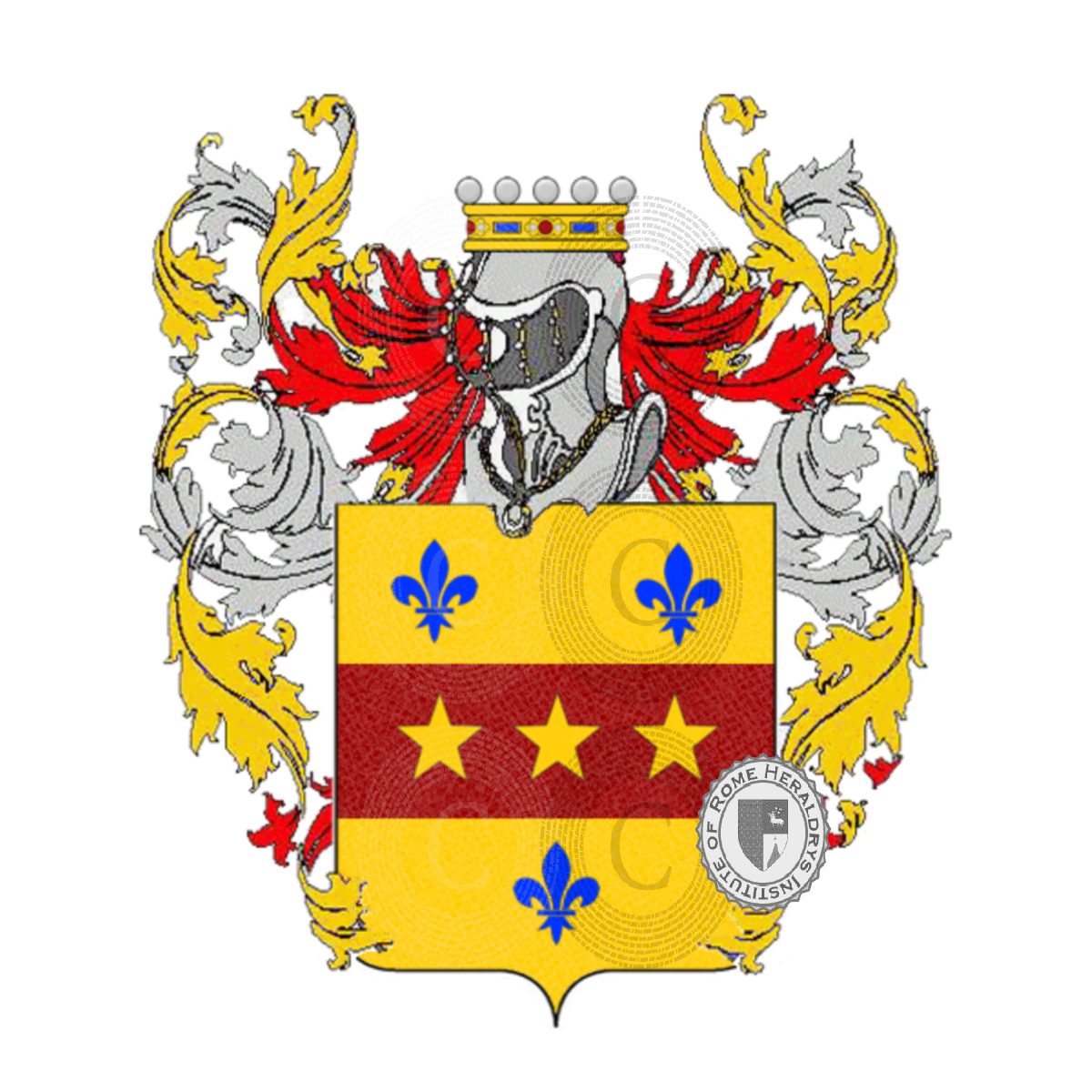 Wappen der Familiede santis    