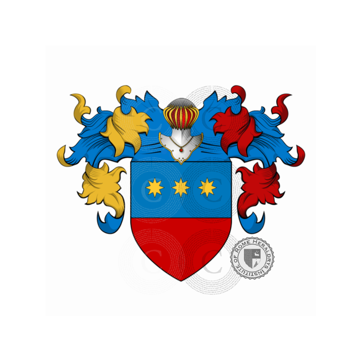 Coat of arms of familyAgostini, Agostinetti,Agostinetto,d'Agostini,Dagostini,Fantini