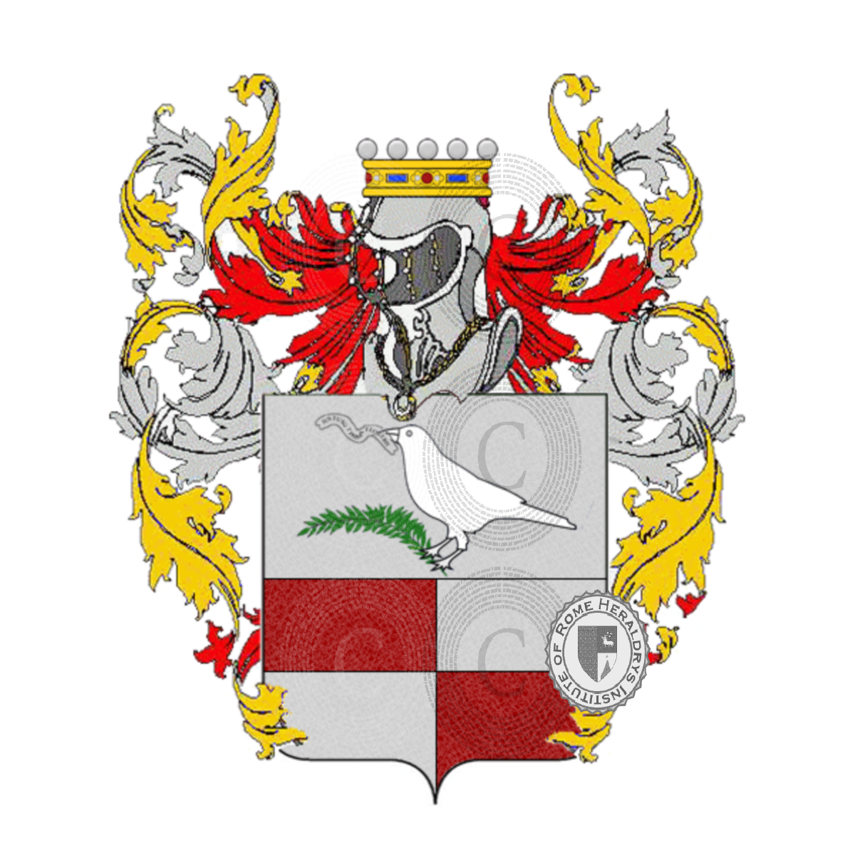 Coat of arms of familyperoni                