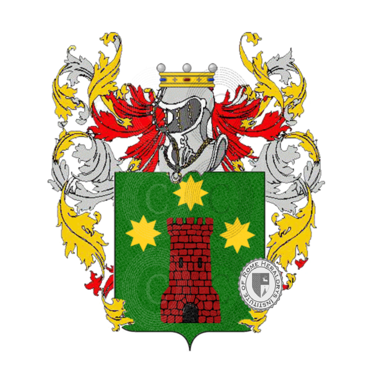Coat of arms of familyfischetti     