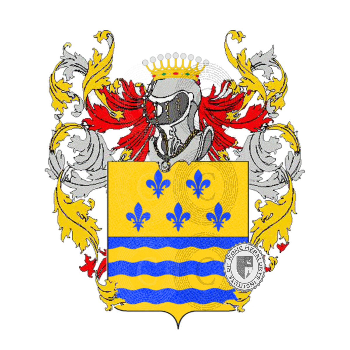 Coat of arms of familypessagno    