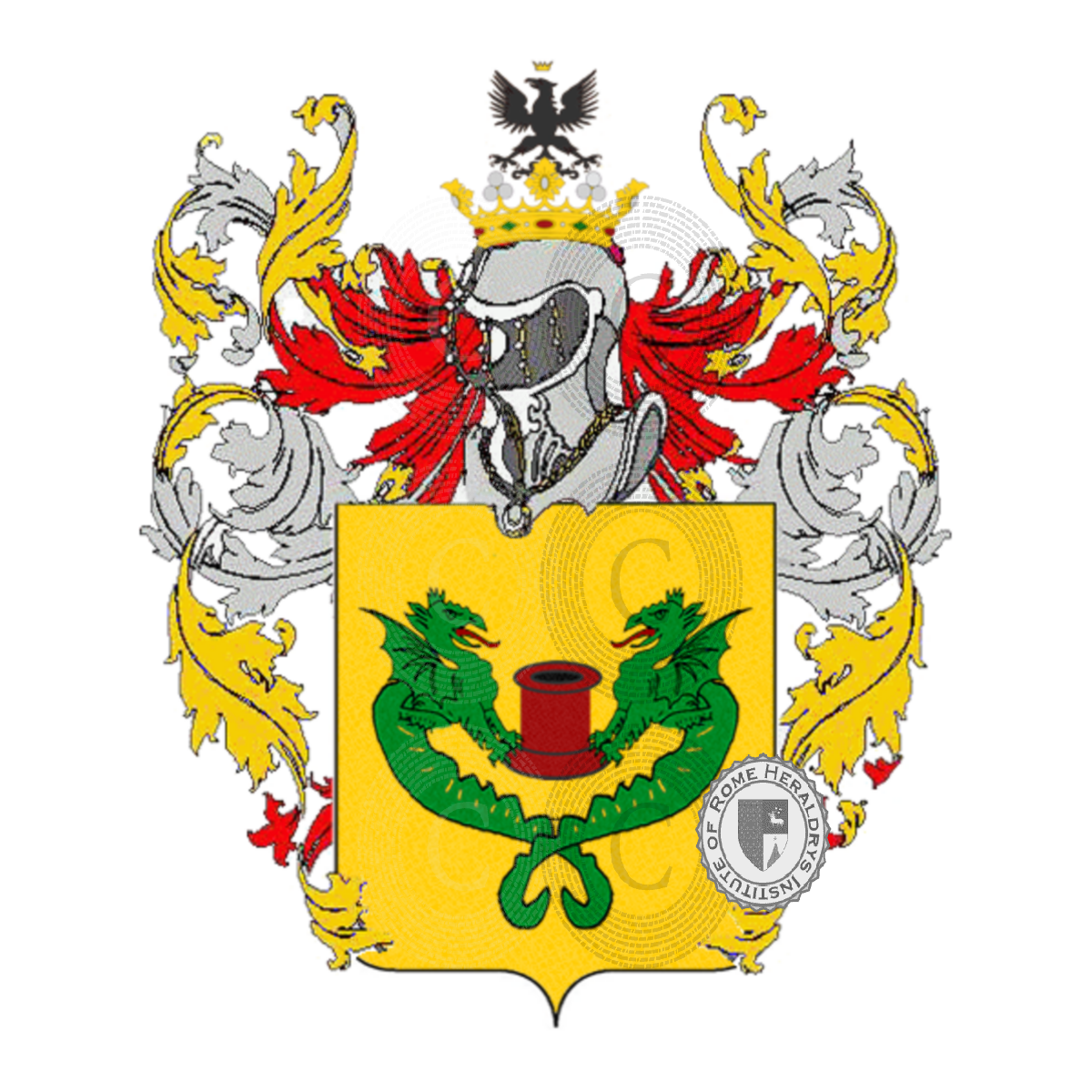 Wappen der Familiedal Pozzo