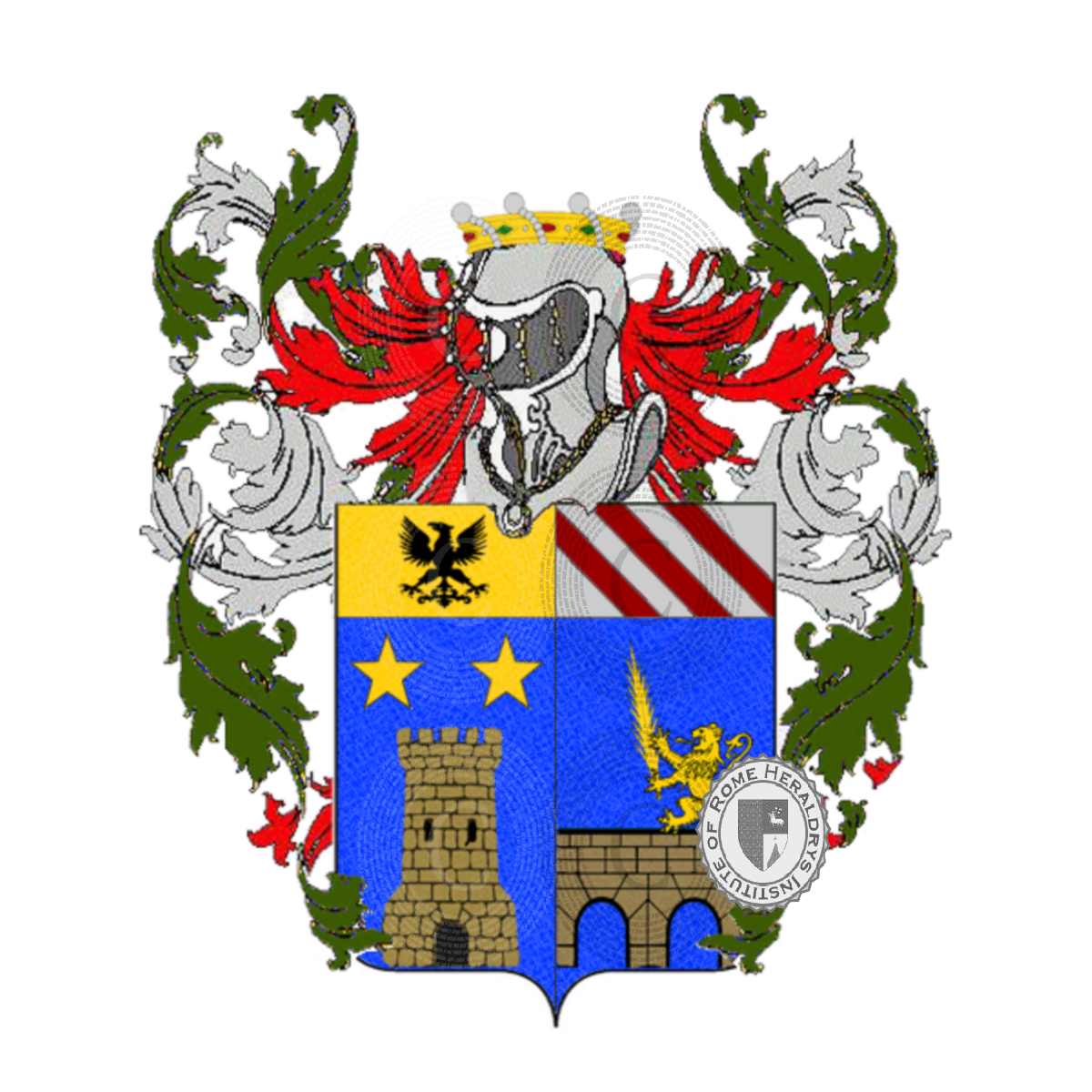 Coat of arms of family        