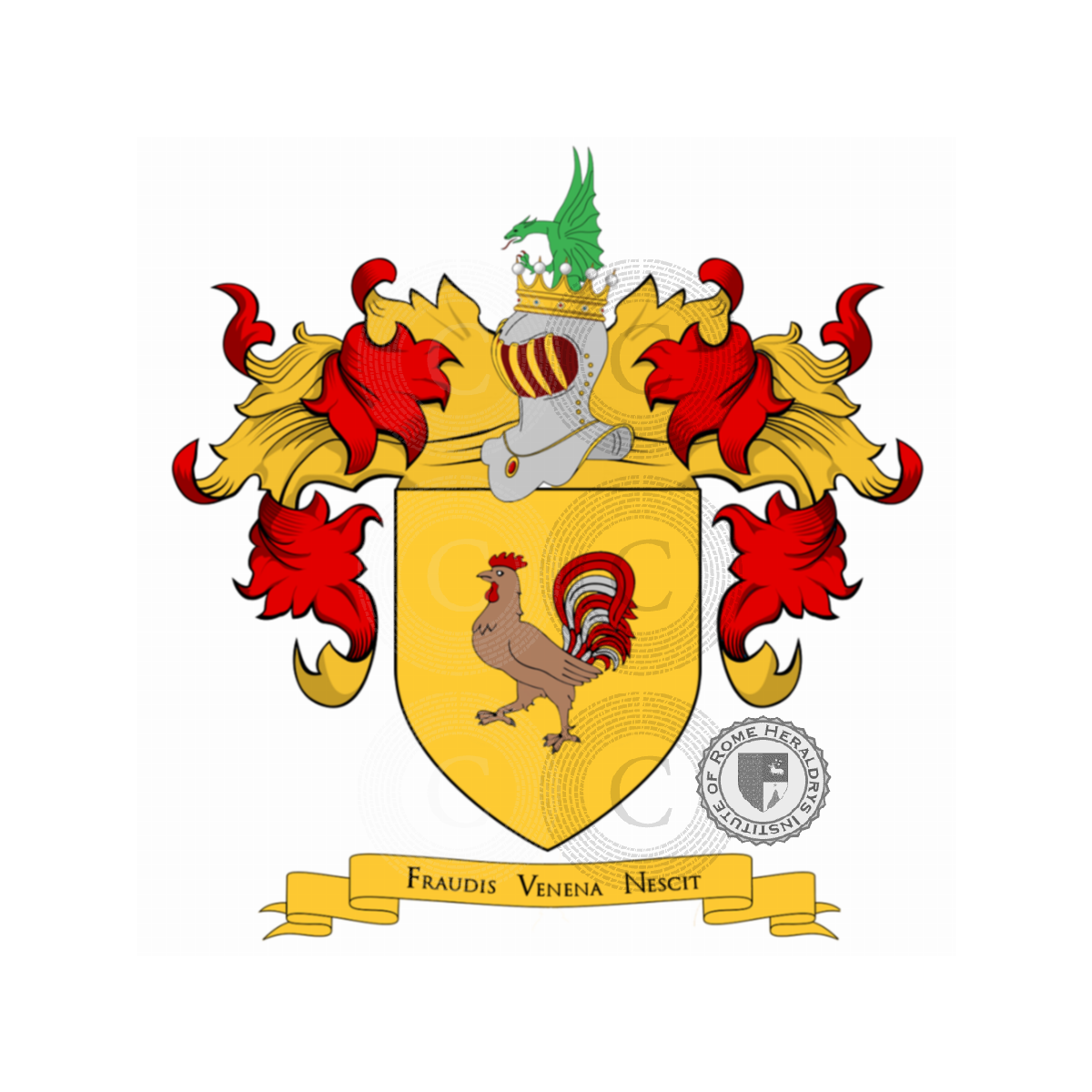 Coat of arms of familyGallo, del Gallo,Galli