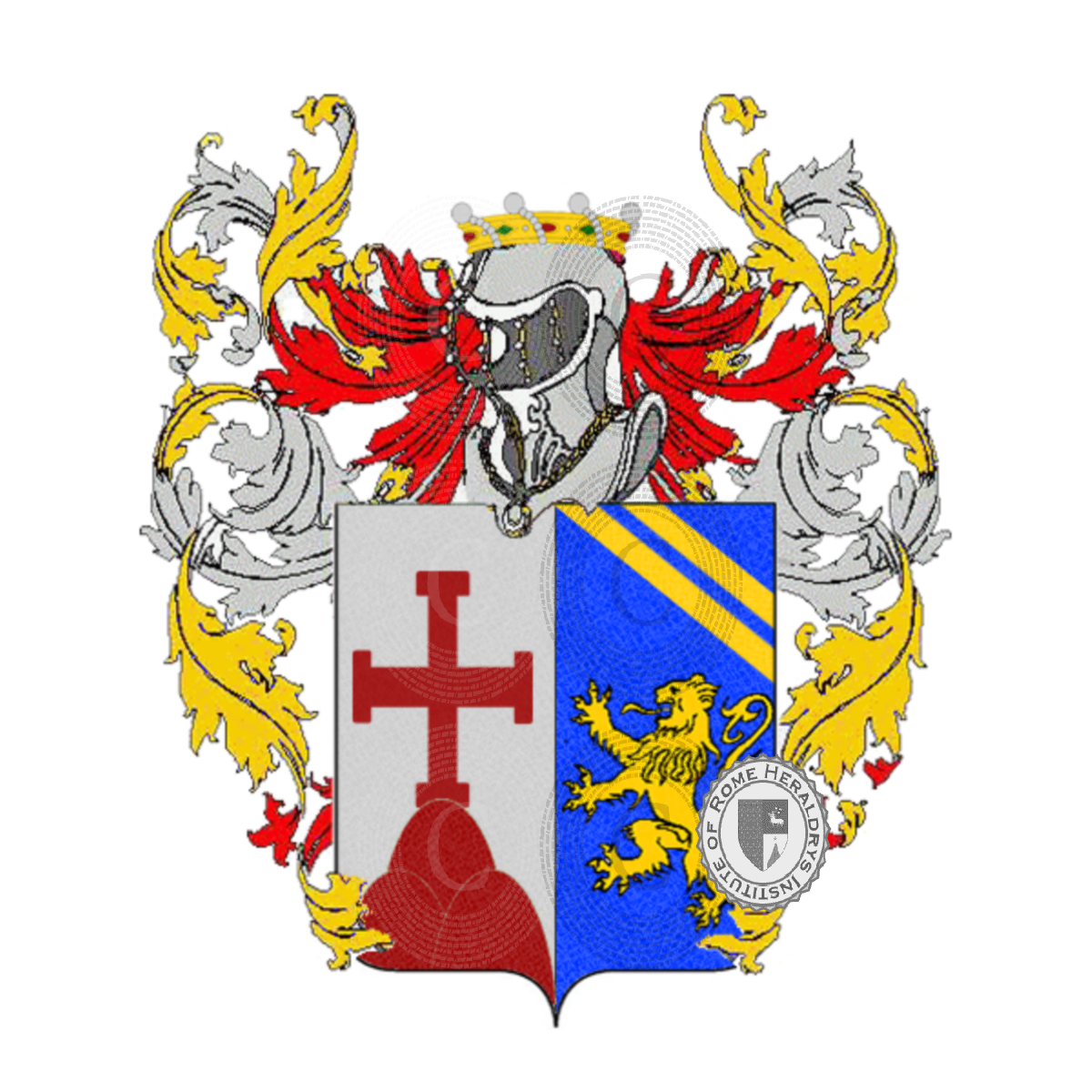 Wappen der FamilieRocca, della Rocca,la Rocca,Larocca,Rocha