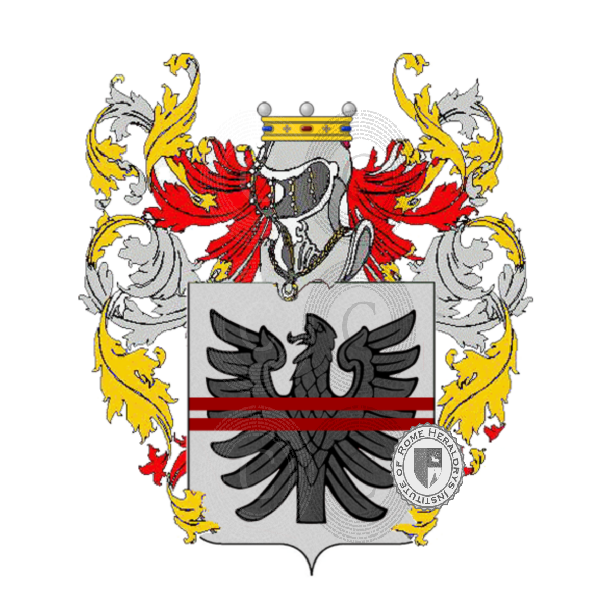 Wappen der Familiesampellegrini     