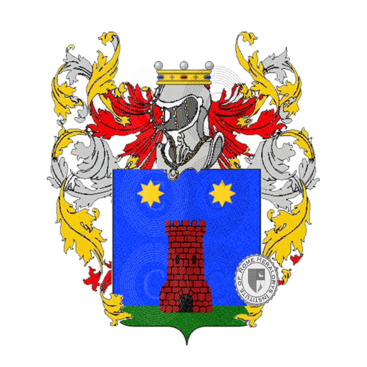 Coat of arms of familyrocchiccioli     