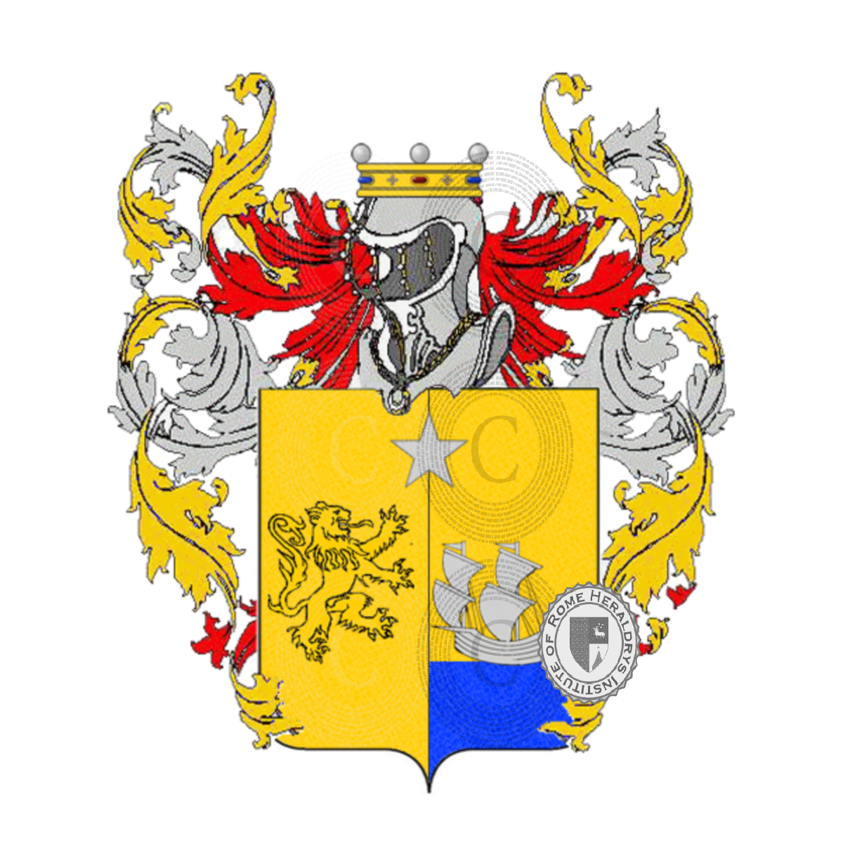 Coat of arms of familyrealini reali    