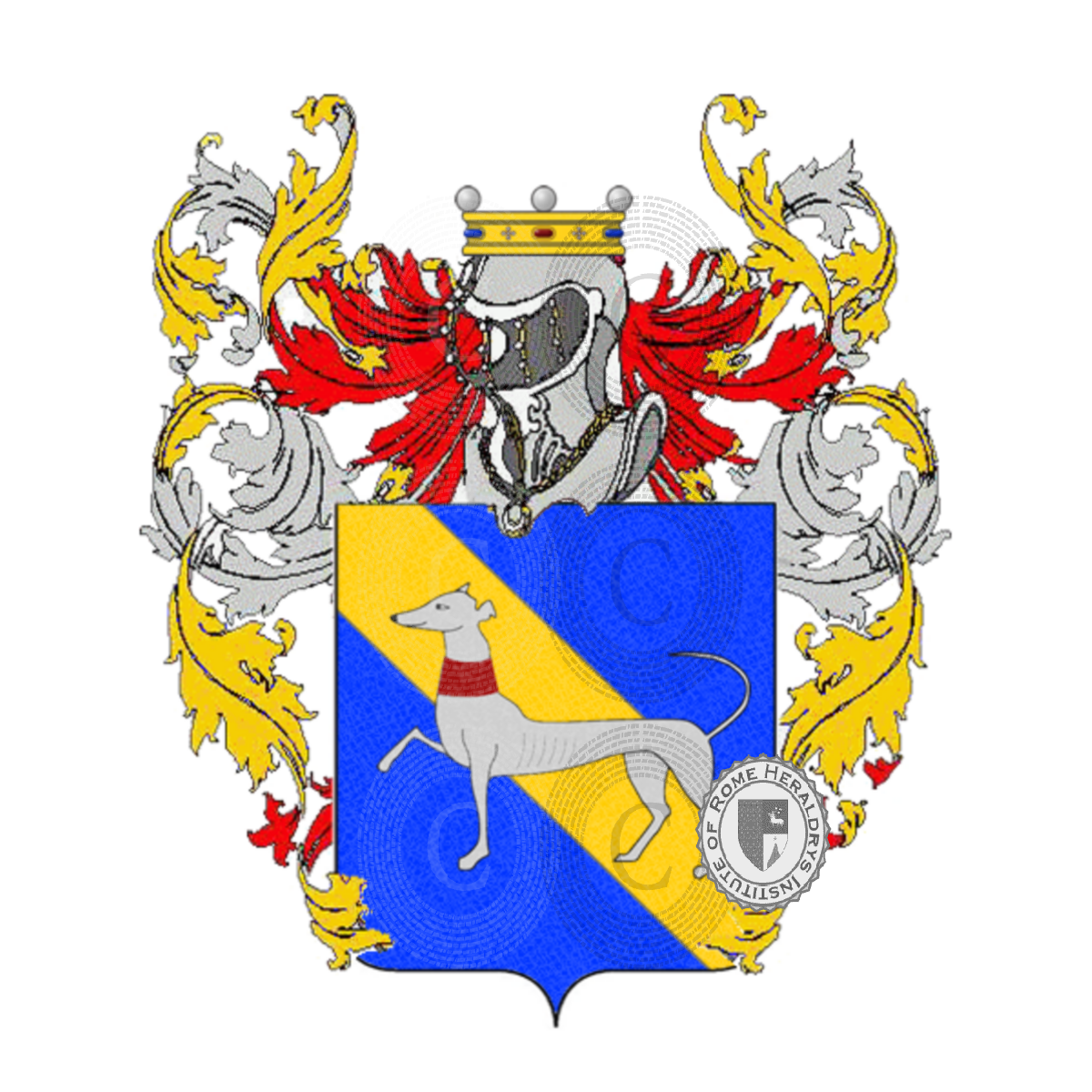 Wappen der Familiefalcioni     