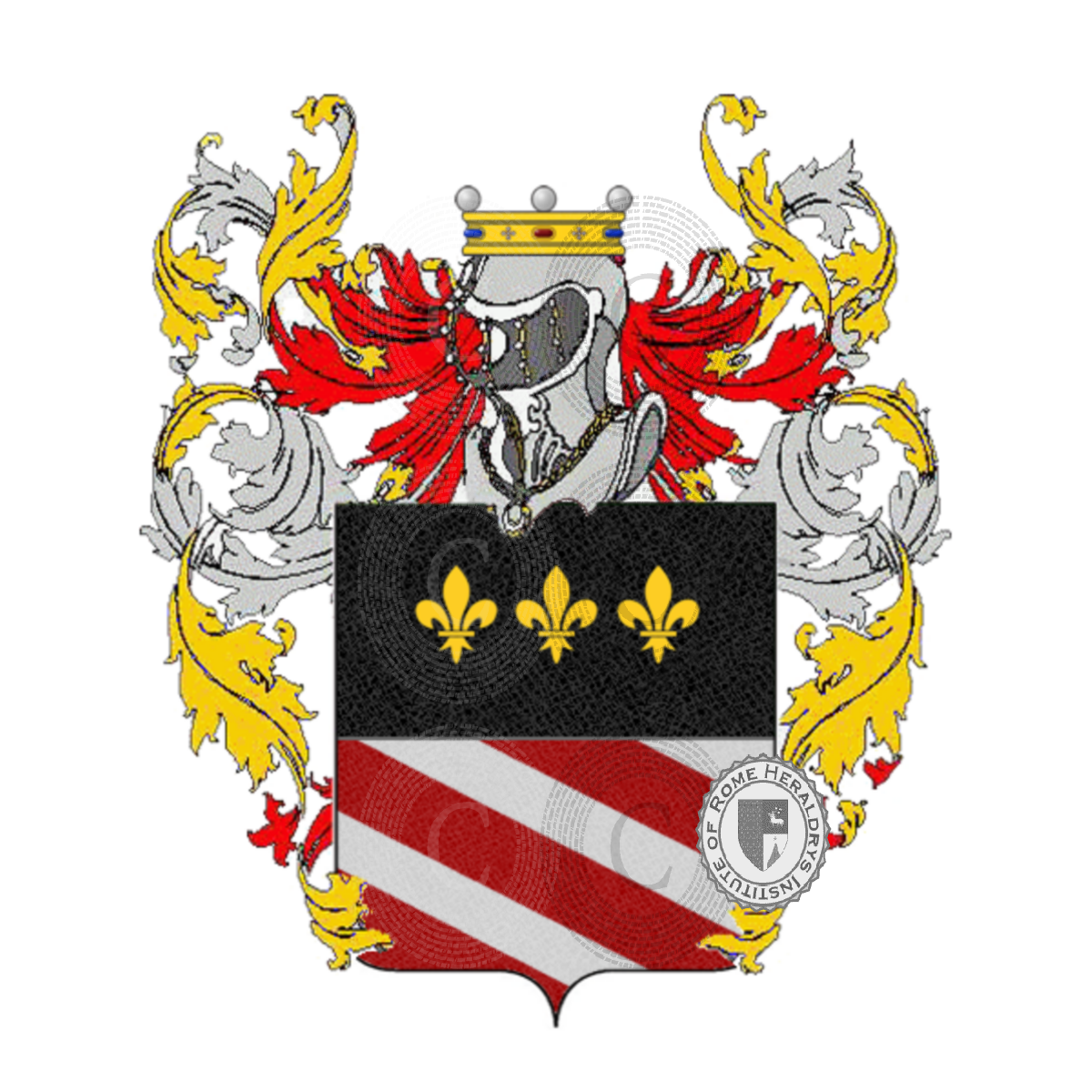 Wappen der Familiefazzini     