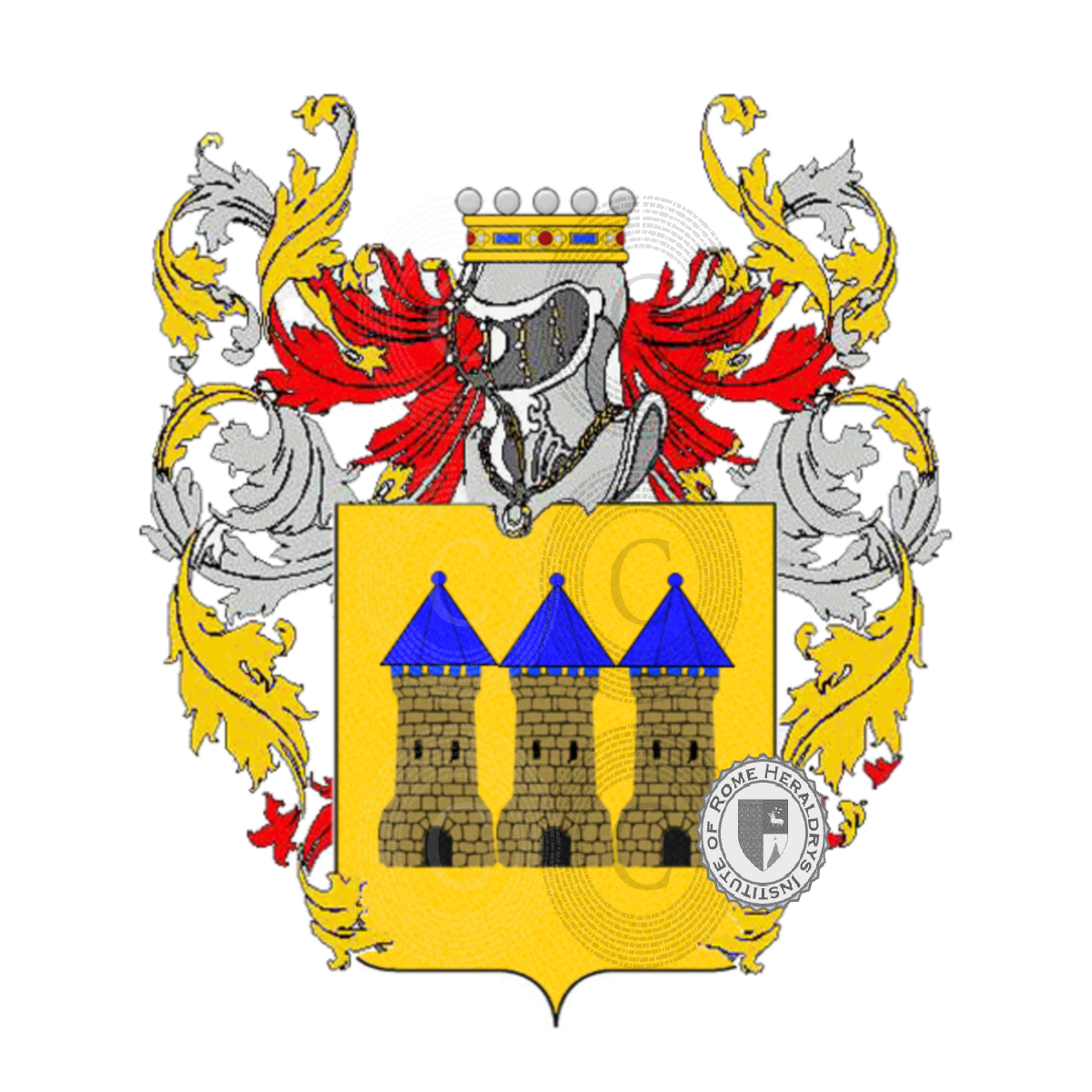 Escudo de la familiaBattistelli, Battistel,Battistella,Battistelli