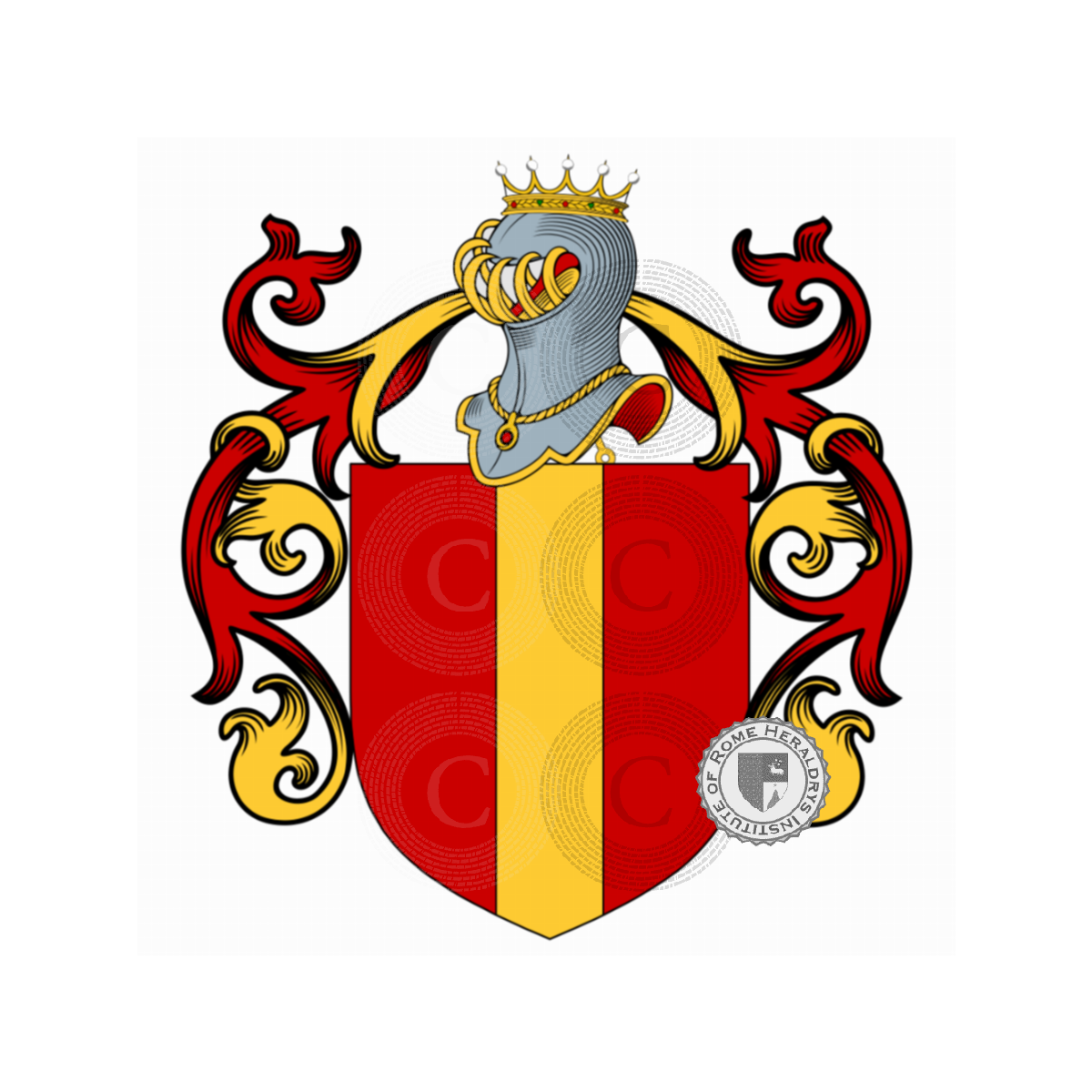 Escudo de la familiaCatelli, Ducatelli