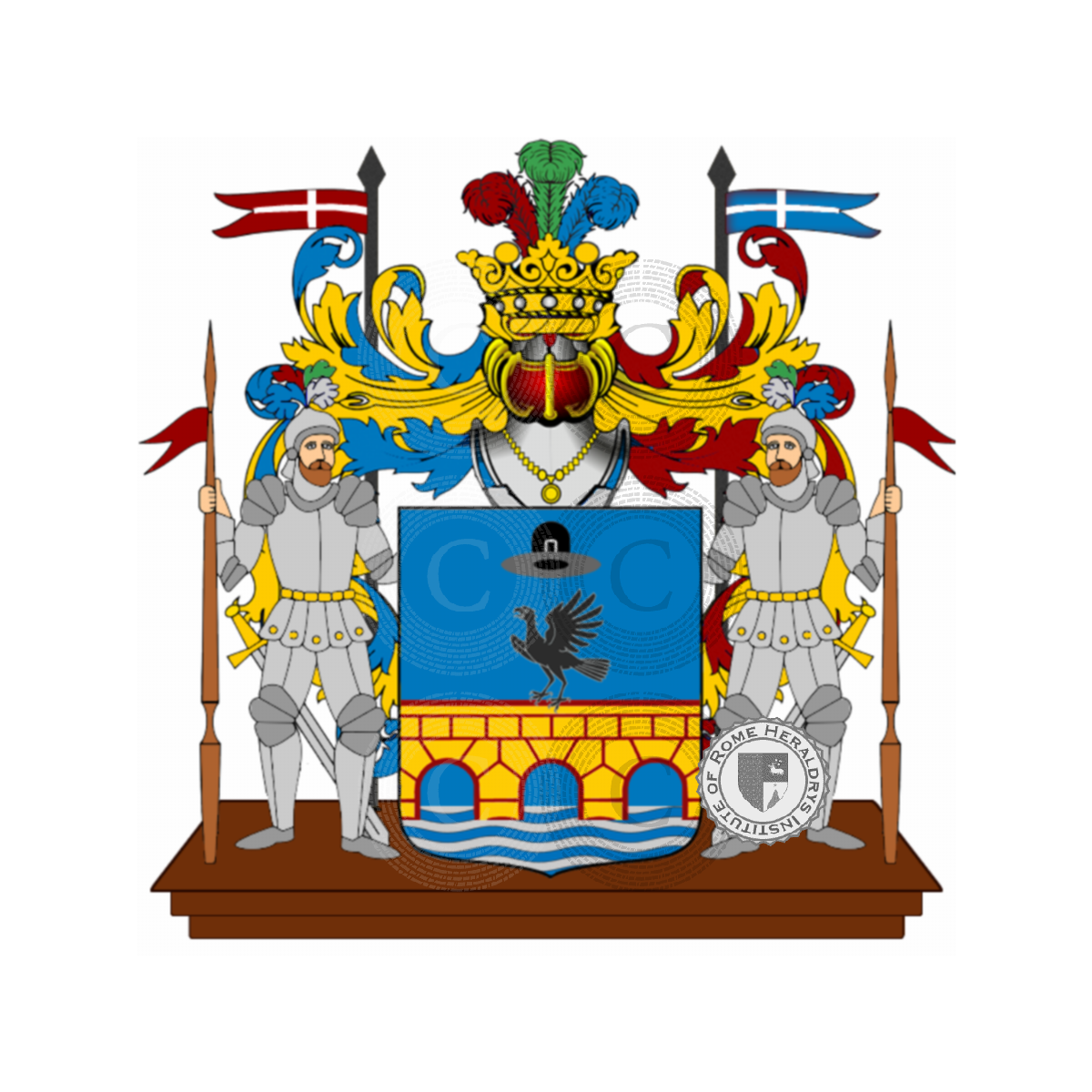 Coat of arms of familypuggioni    