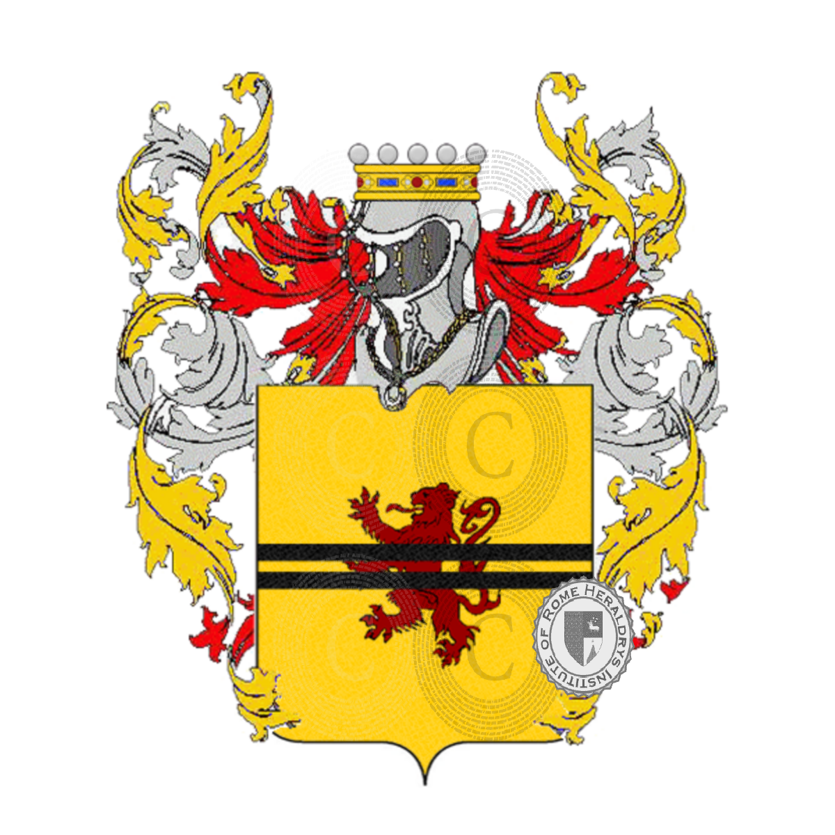 Coat of arms of familyberettera    