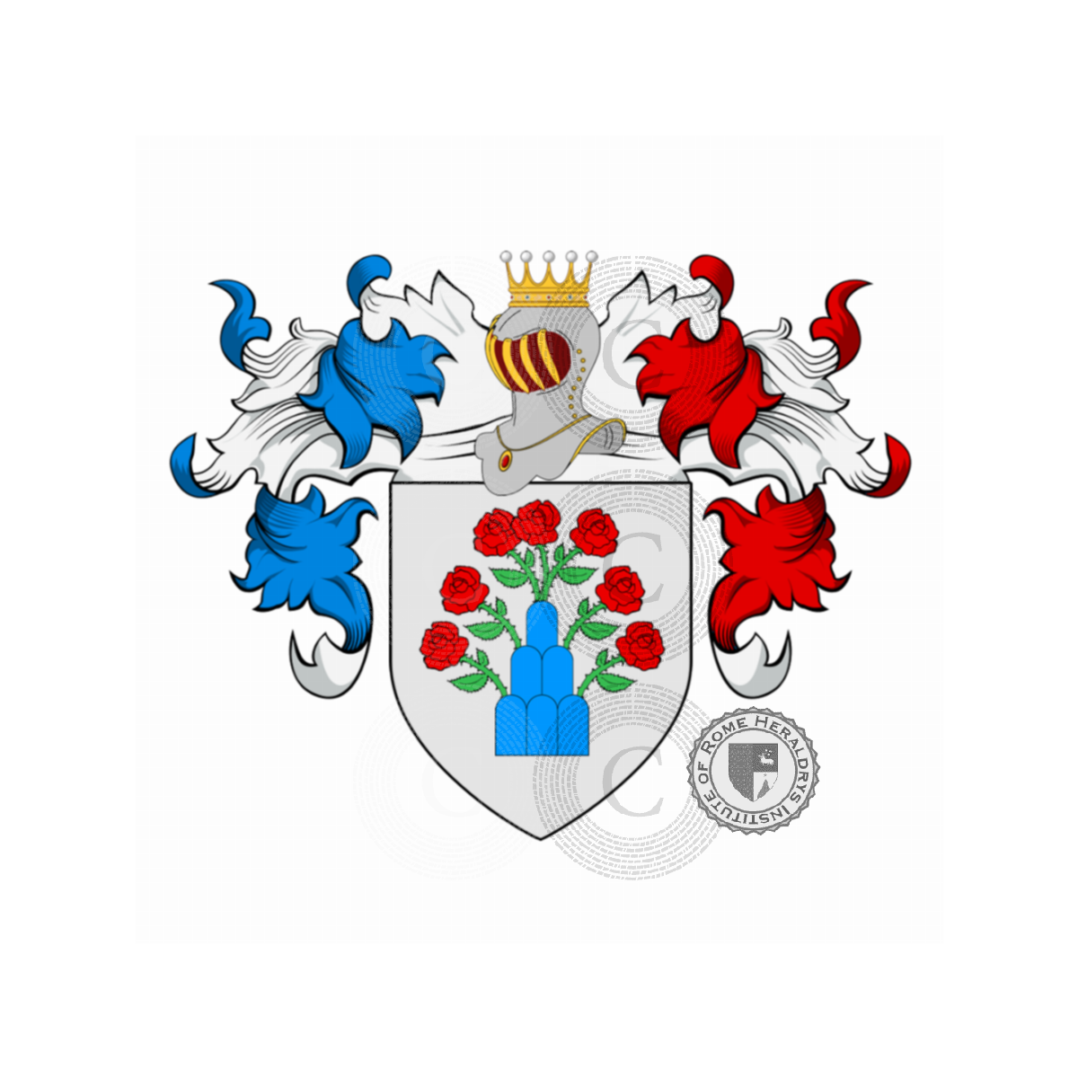 Escudo de la familiaTamagnini, Castagnedo,Castagneti,Castagneto