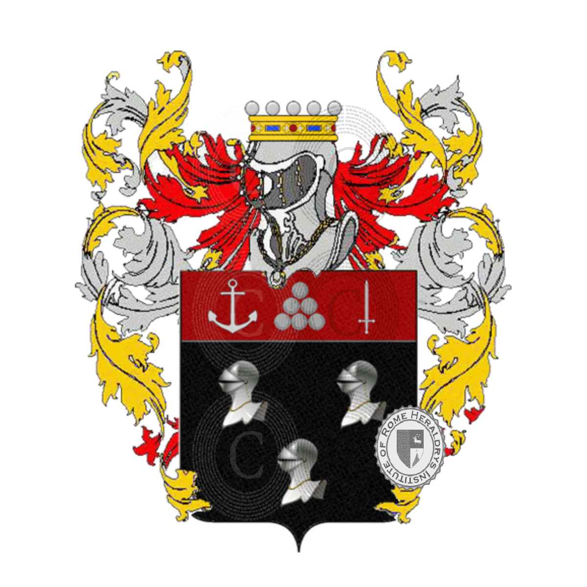 Wappen der Familiedevaul    