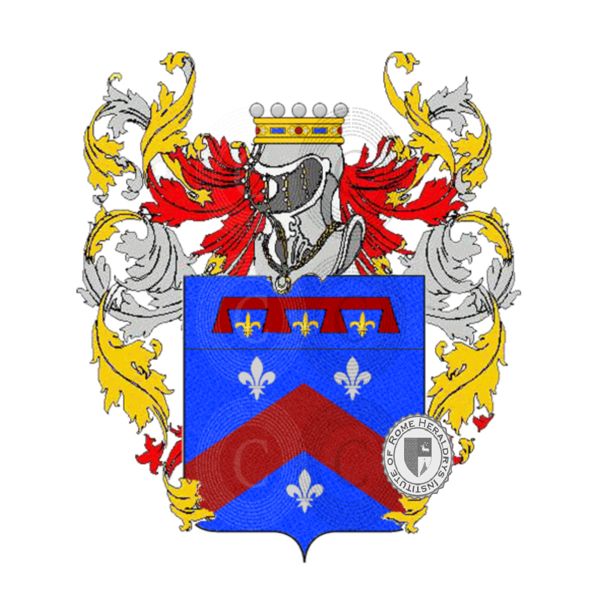 Coat of arms of familyNicolini, Niccolini,Nicolini Sirigatti