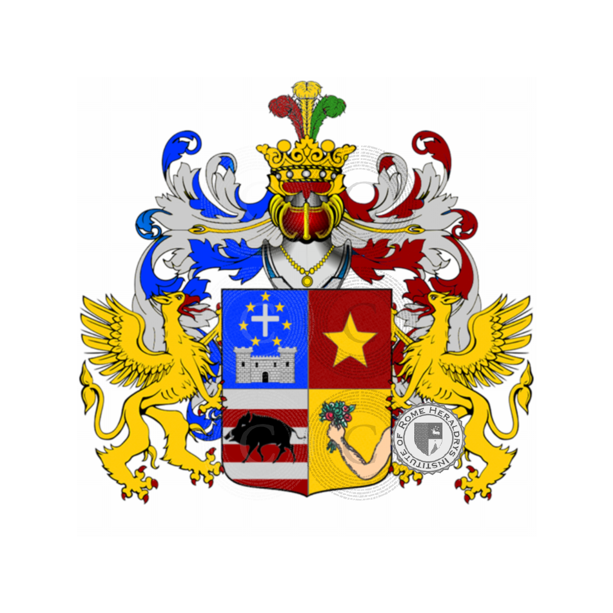 Coat of arms of familyCasu, Casù