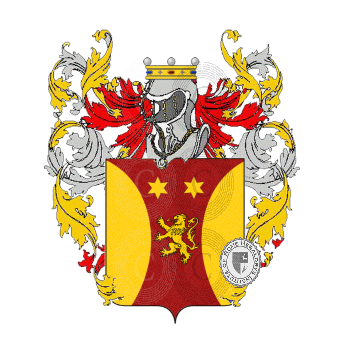 Coat of arms of familytamponi     