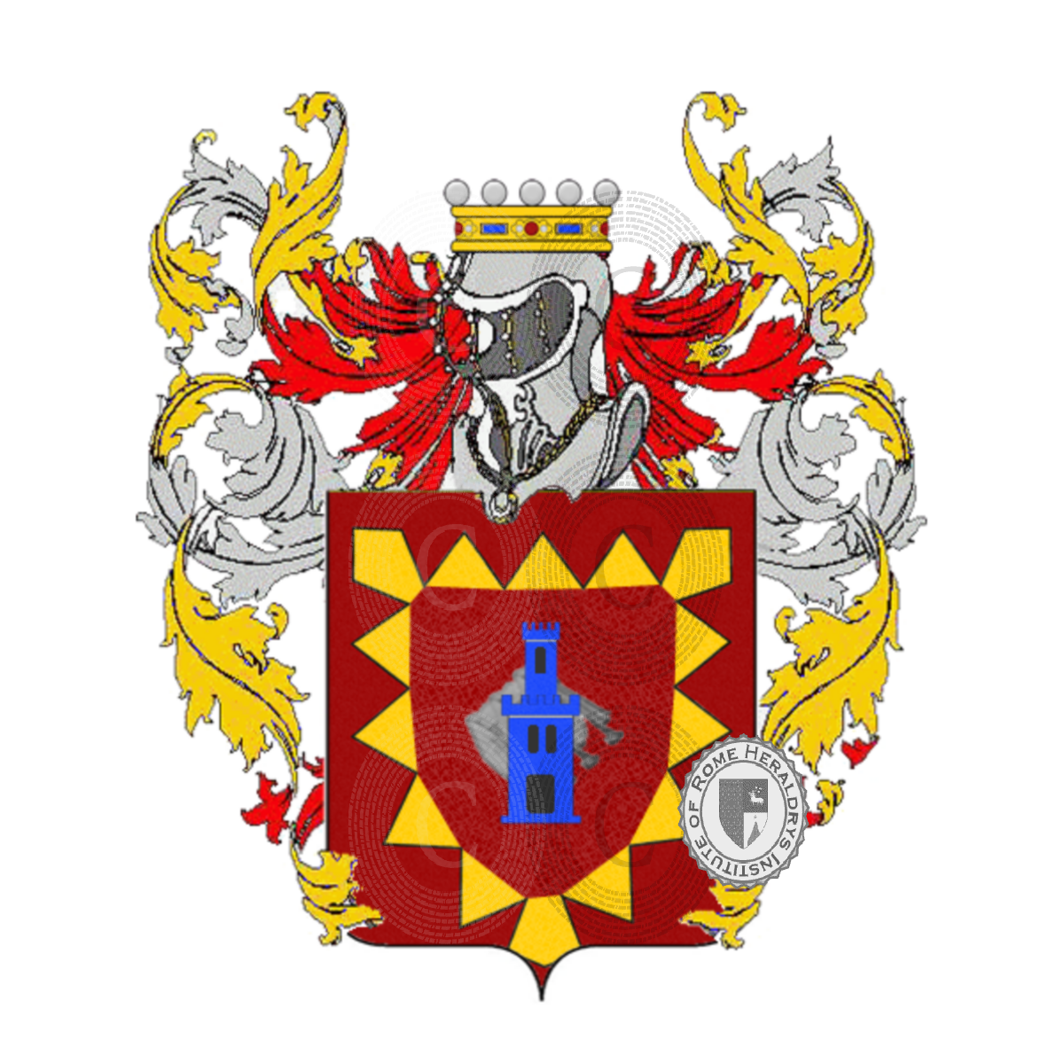 Coat of arms of familyalberini    