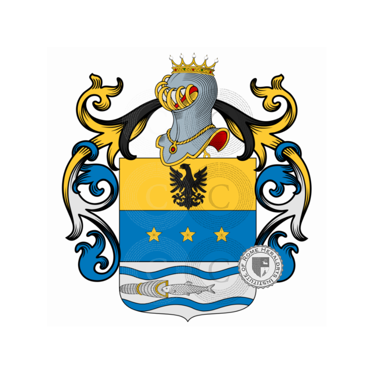 Wappen der FamiliePescatore