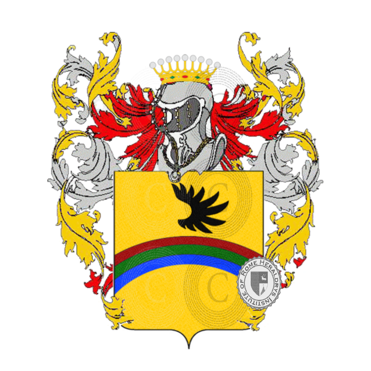 Escudo de la familiaValotti, Valota,Valoti,Valotta