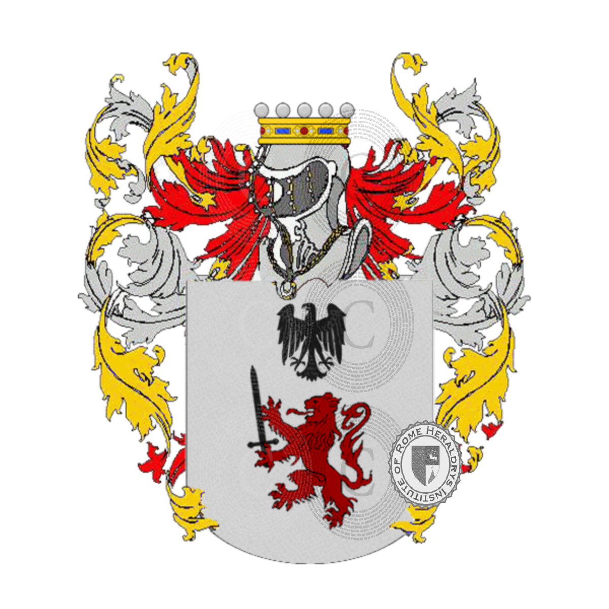 Wappen der Familiemontolio    