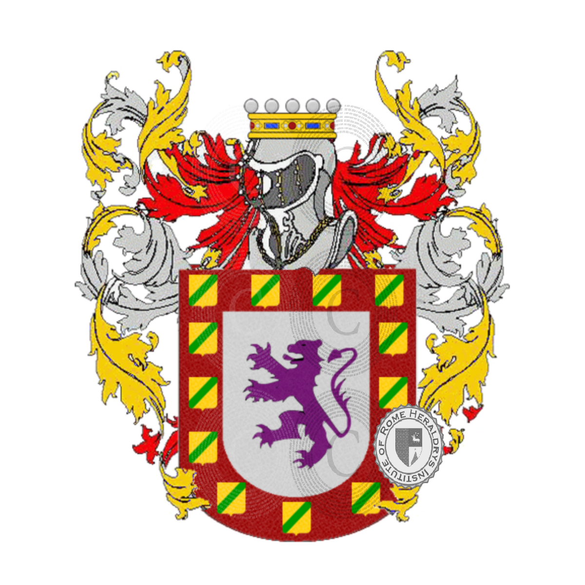 Wappen der Familiecarones    