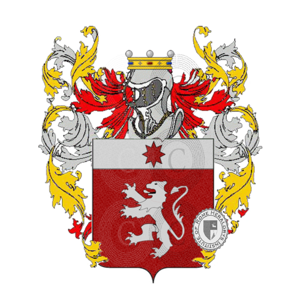 Escudo de la familiabusolini     