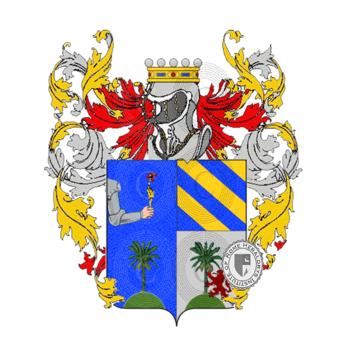 Coat of arms of familymarzoli    
