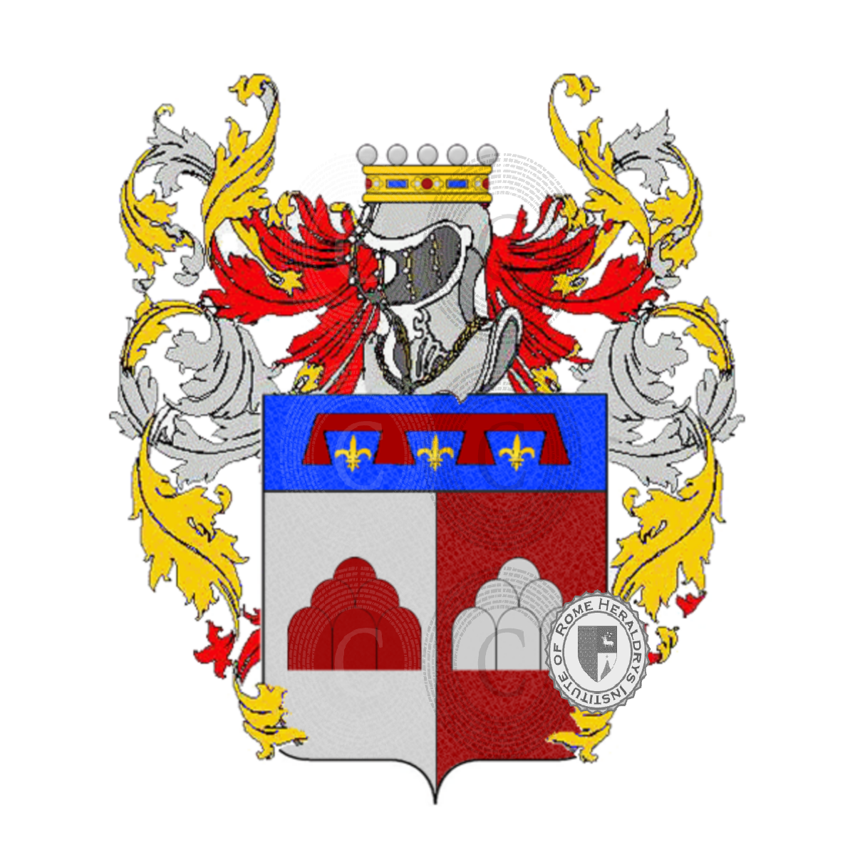 Wappen der Familievirgili    
