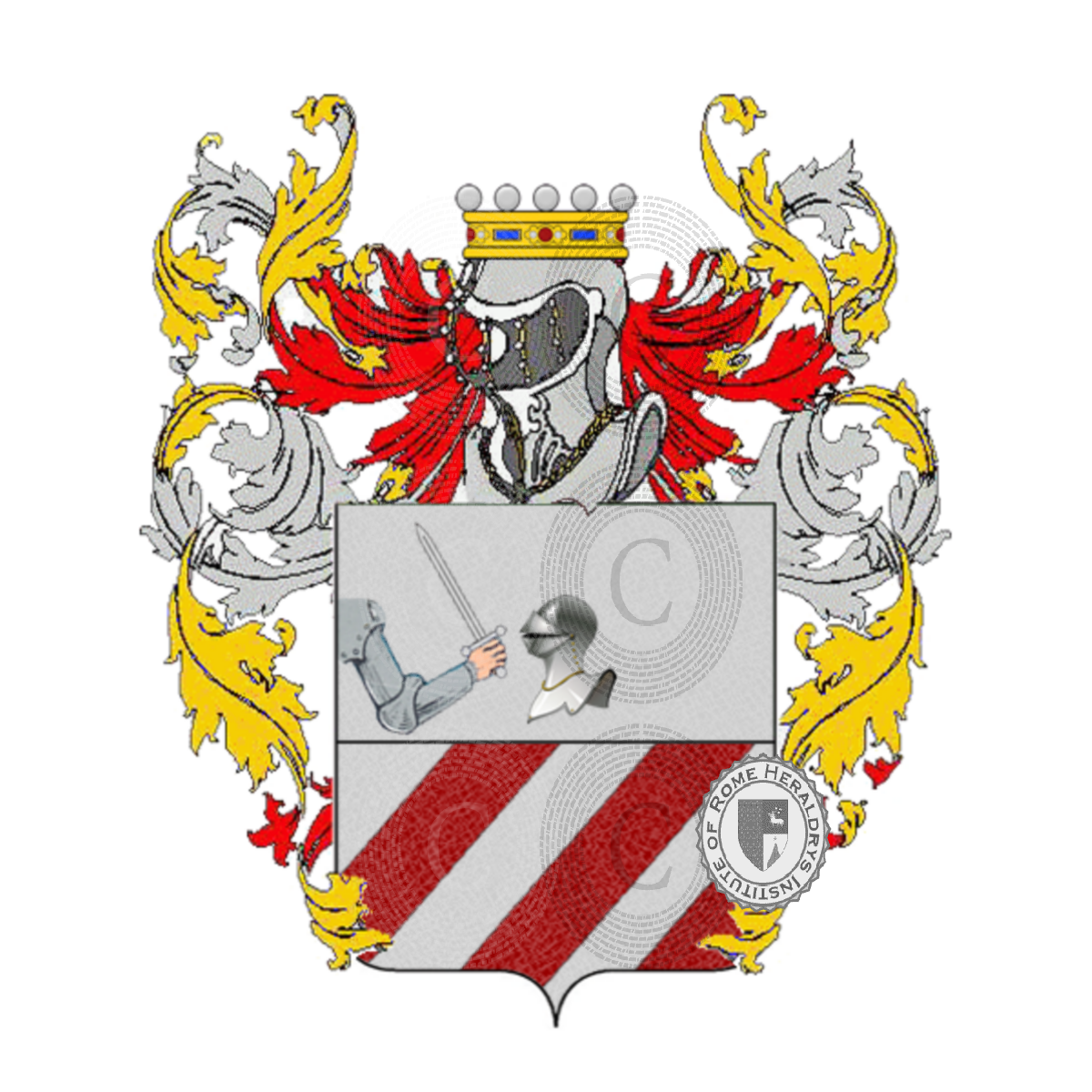 Coat of arms of familytagliaferri        