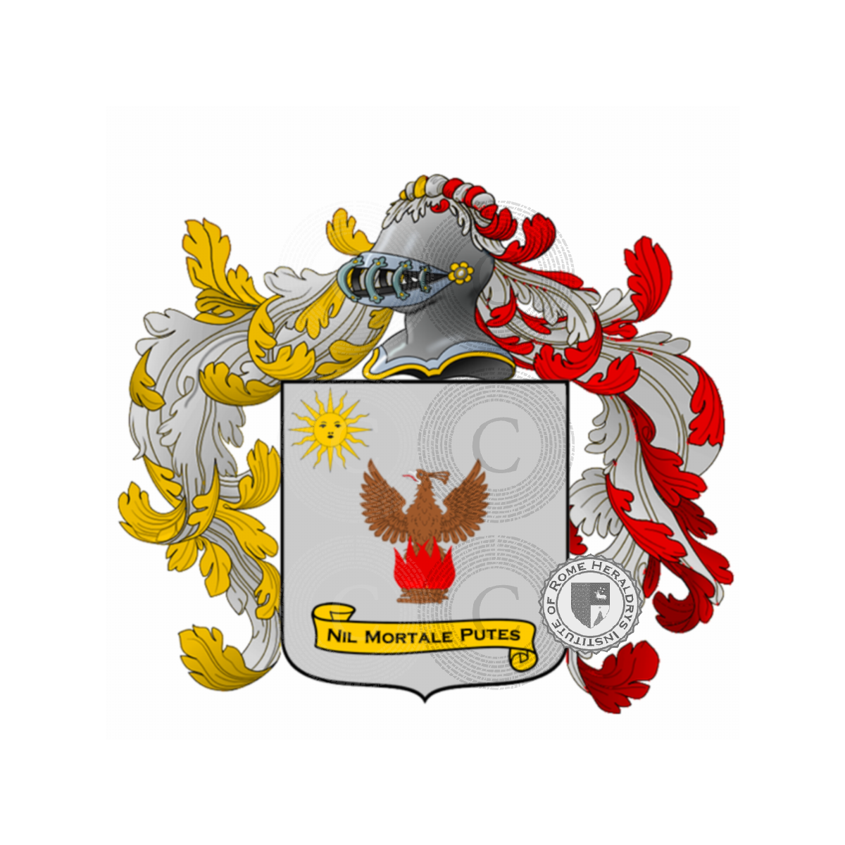 Escudo de la familiaCarletti o Carletto (Arcevia, Ancona, Sassoferrato), Carletti di Puccio,Carletti Giampieri,Carletto