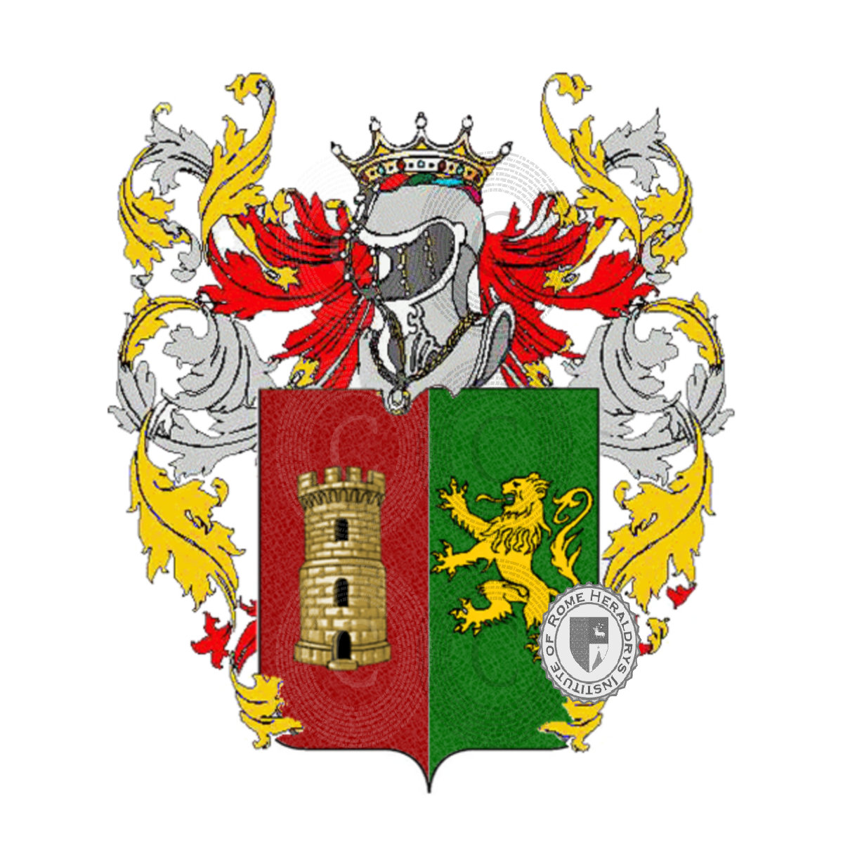 Coat of arms of family    