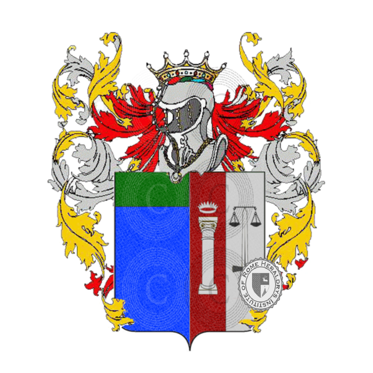 Wappen der FamilieTrinca Colonel