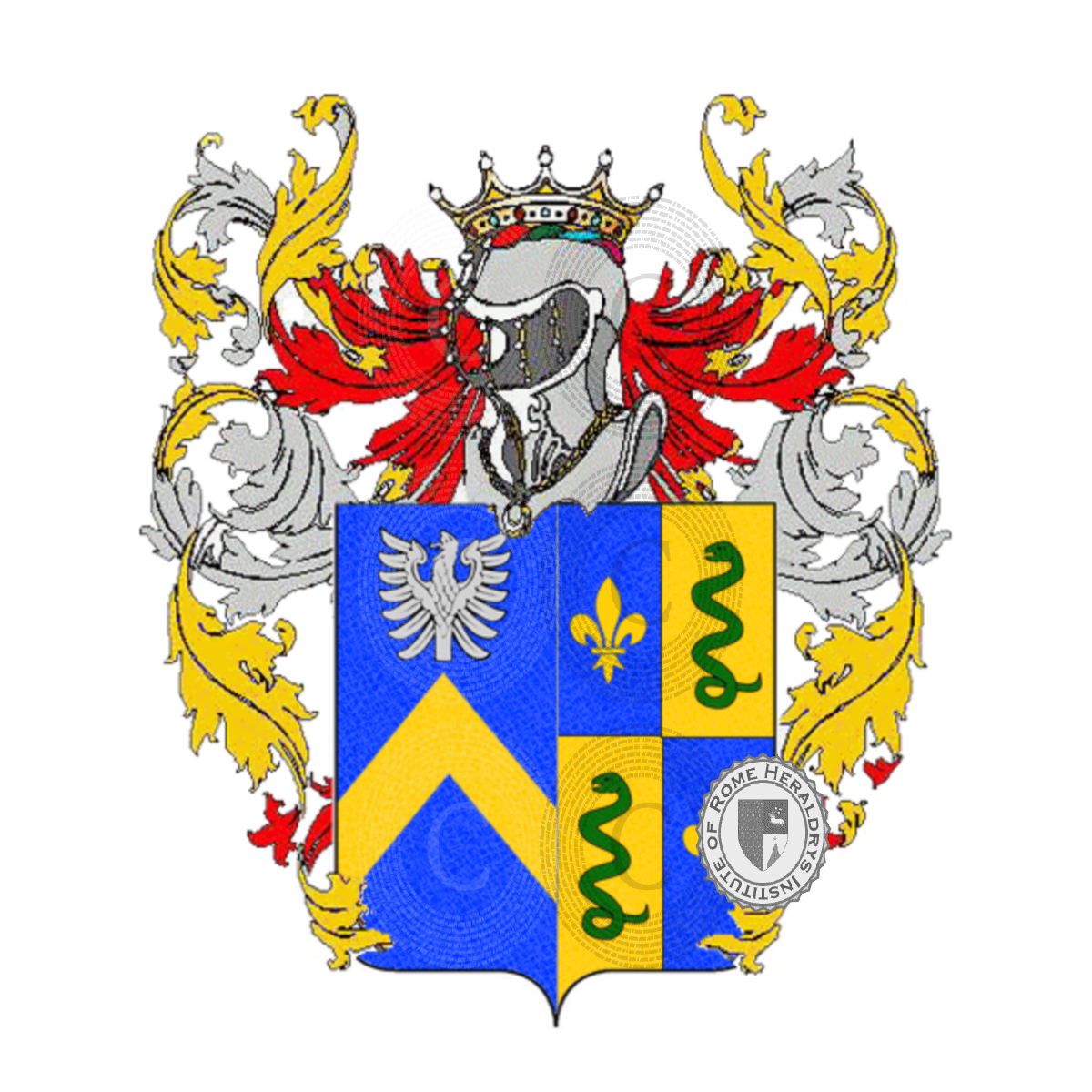 Wappen der FamiliePerinetti Casoni      