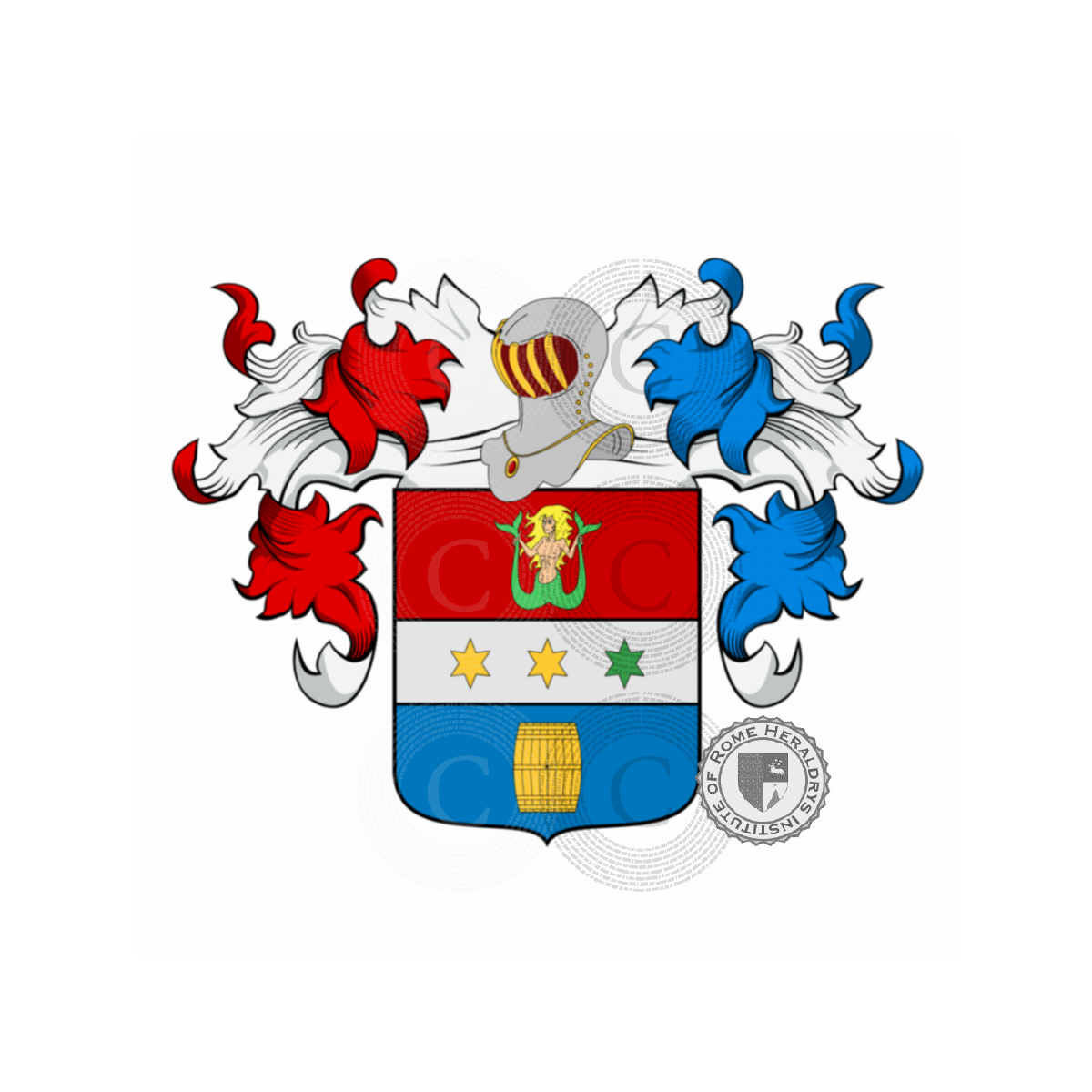 Wappen der FamilieCarrara, Carraresi,Carraro,da Carrara