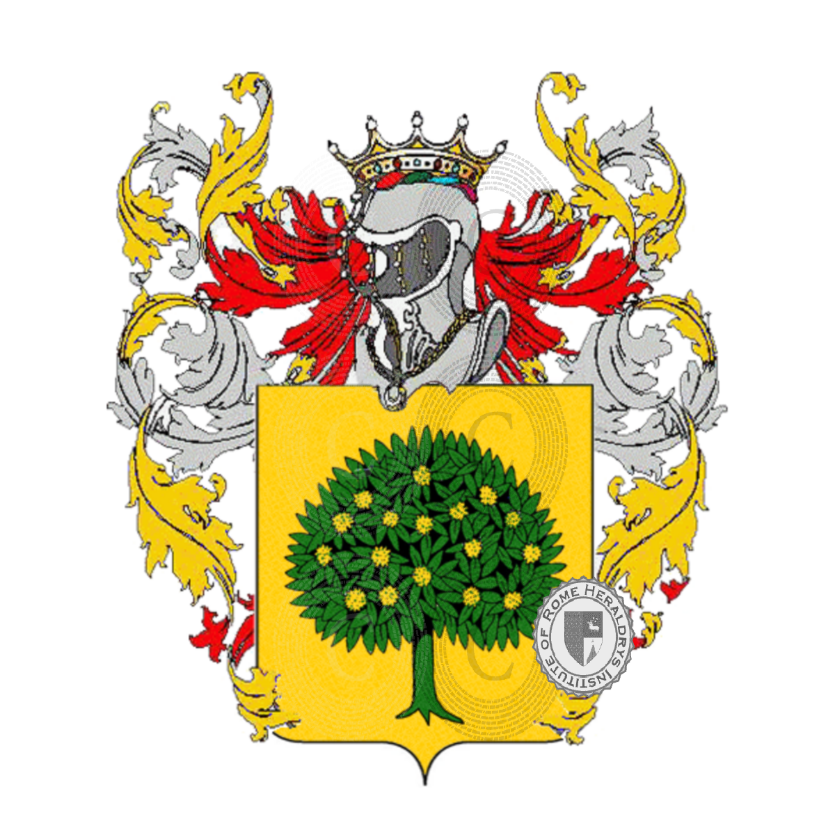 Coat of arms of familycastagnere    
