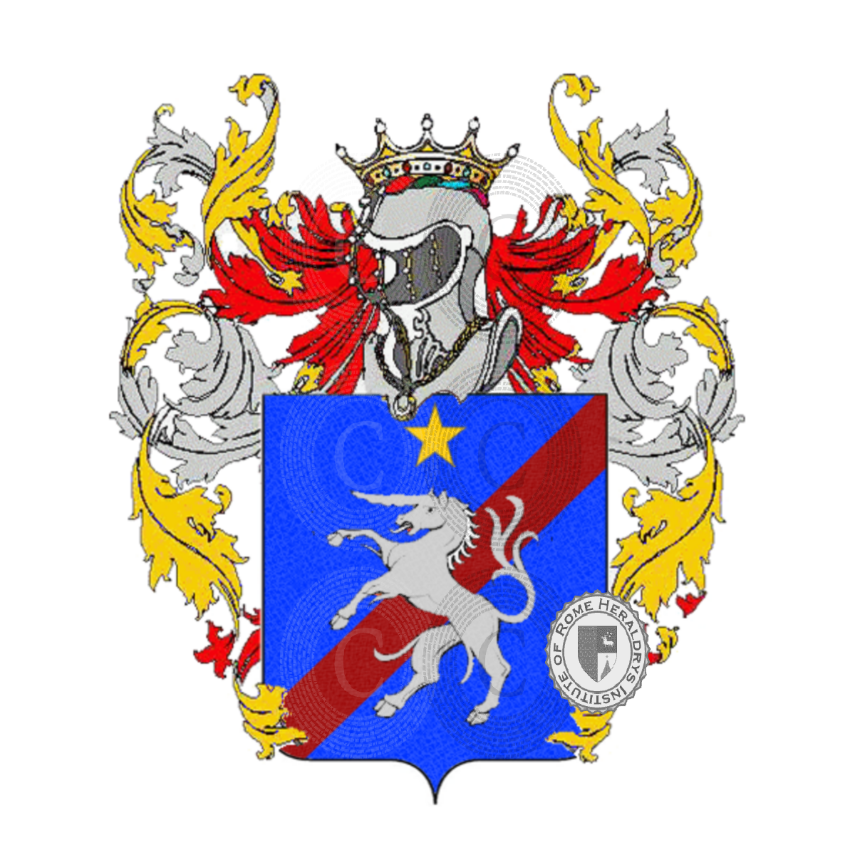 Coat of arms of familyvisintin    
