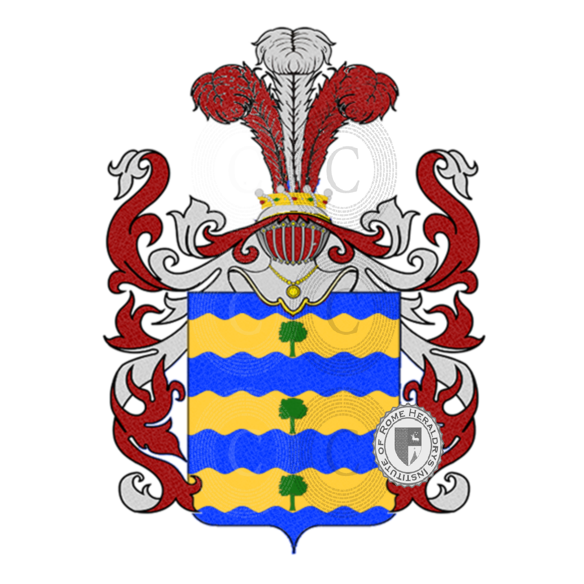 Coat of arms of familyplazzi    
