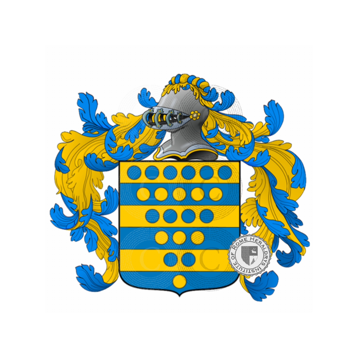 Coat of arms of familyMichele, de Michele,Michele