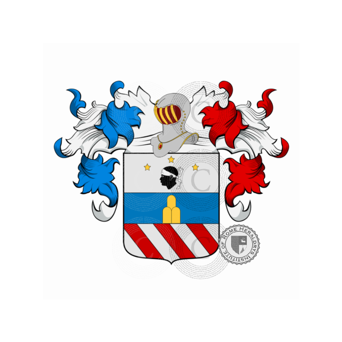 Escudo de la familiaMoretti (Toscana)