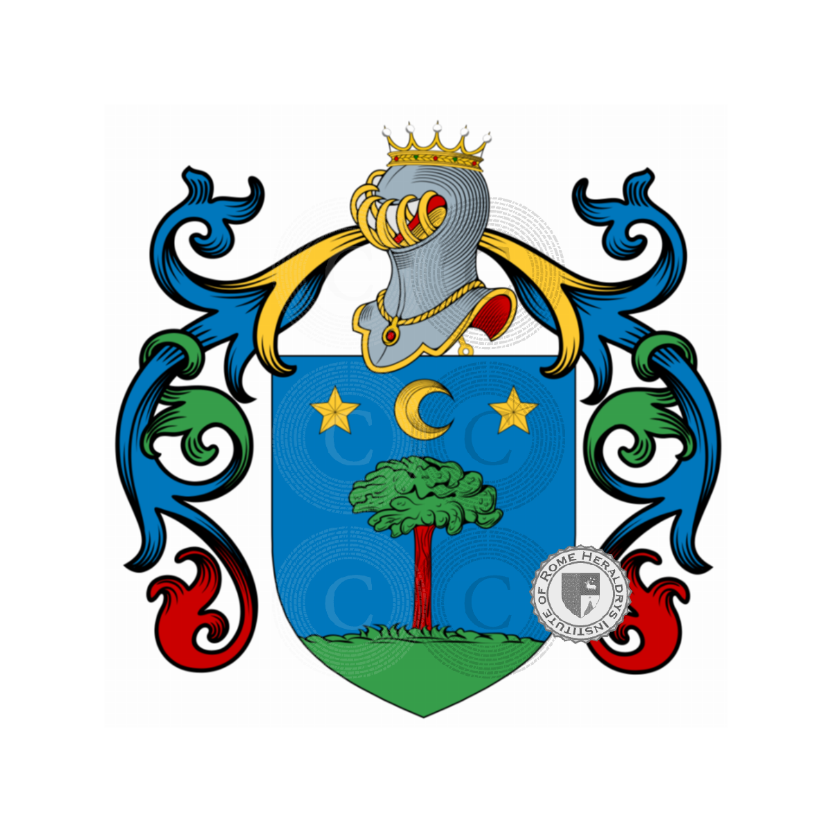 Wappen der FamilieSabbione, dal Sabbione,de Sabbione,Sabbione,Sabloni
