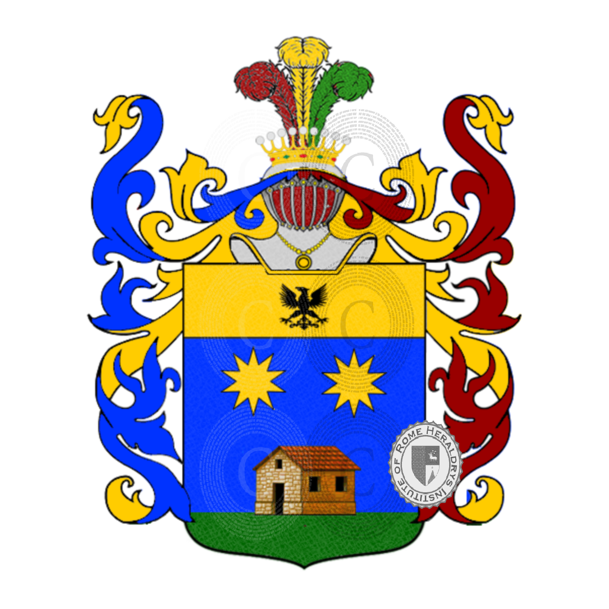 Coat of arms of familyFronticelli Baldelli