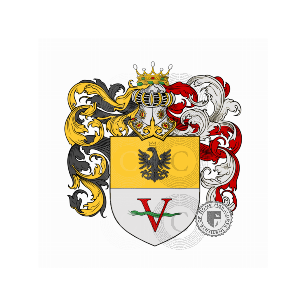 Coat of arms of familyVisentin, Vicentin