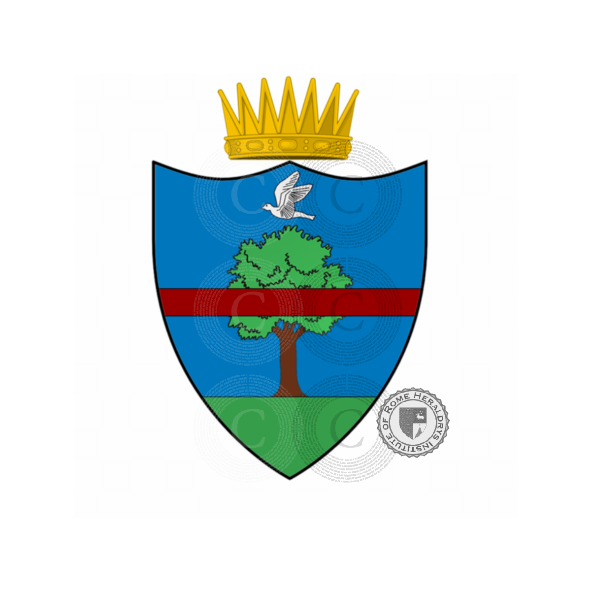 Coat of arms of familyTravaglini