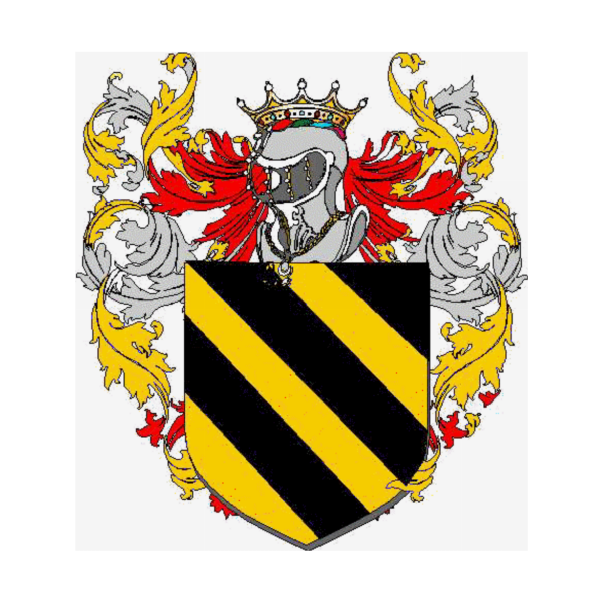 Escudo de la familiaBosinco, Giannotto,Gianotto,Iannotta,Iannotto