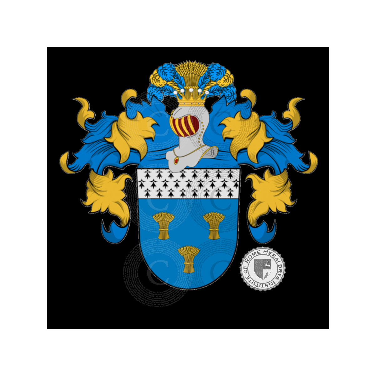 Coat of arms of familyFarinelli