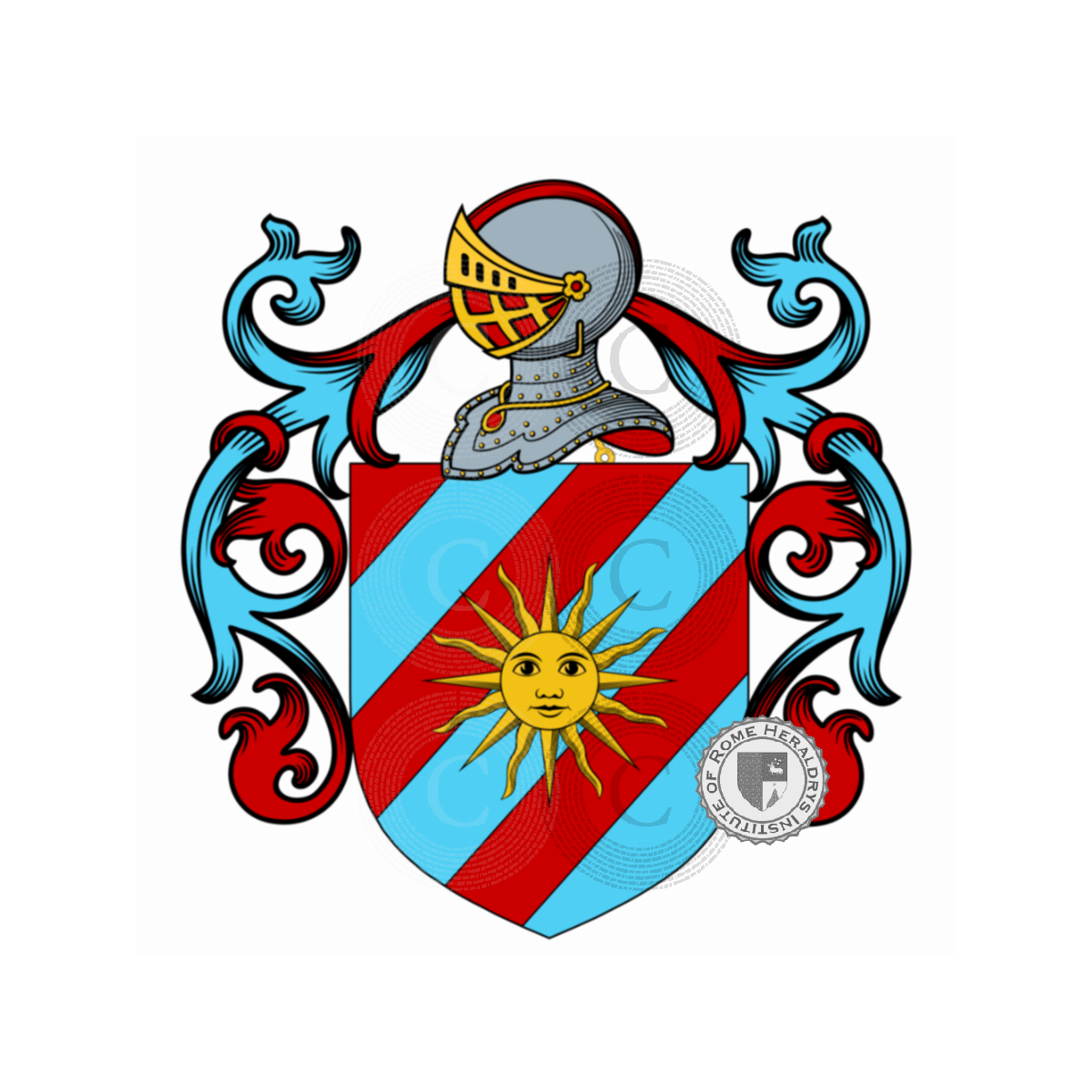 Coat of arms of familyTarulli, Ferracuti,Ferragù