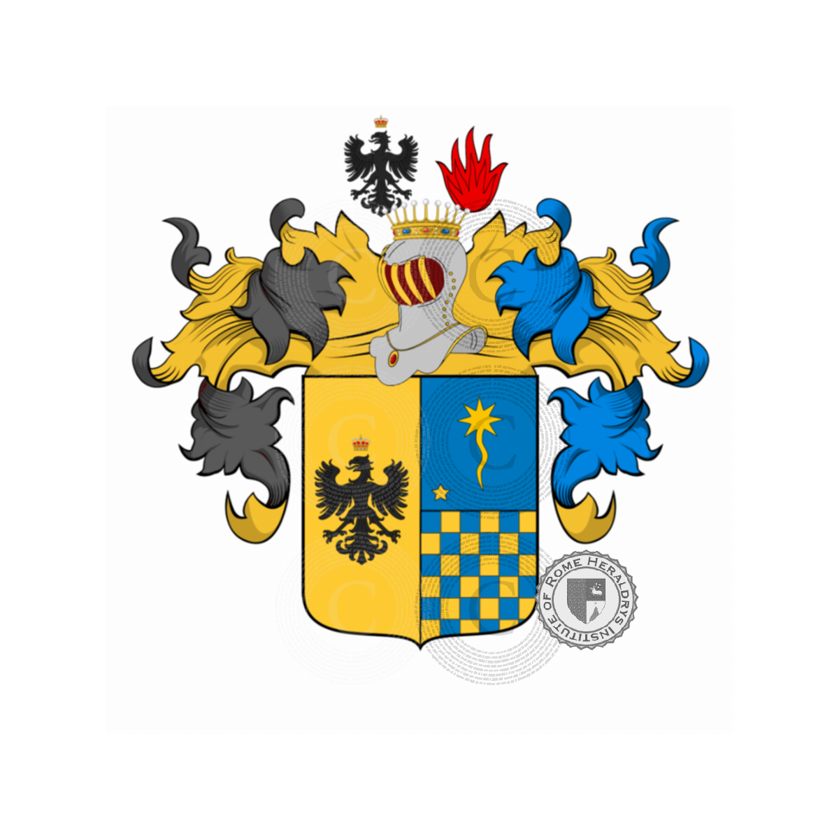 Escudo de la familiaFloriani, Floriano